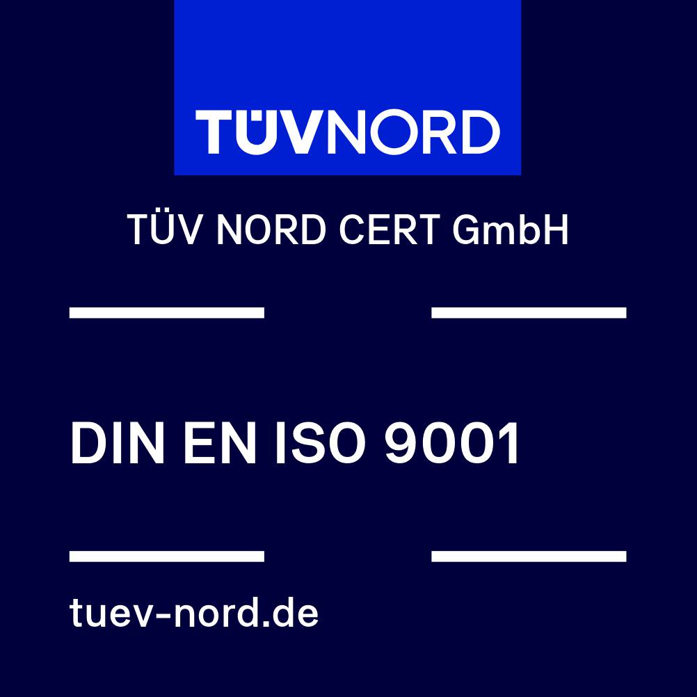 TÜV NORD CERT – DIN EN ISO 9001 Zertifizierung